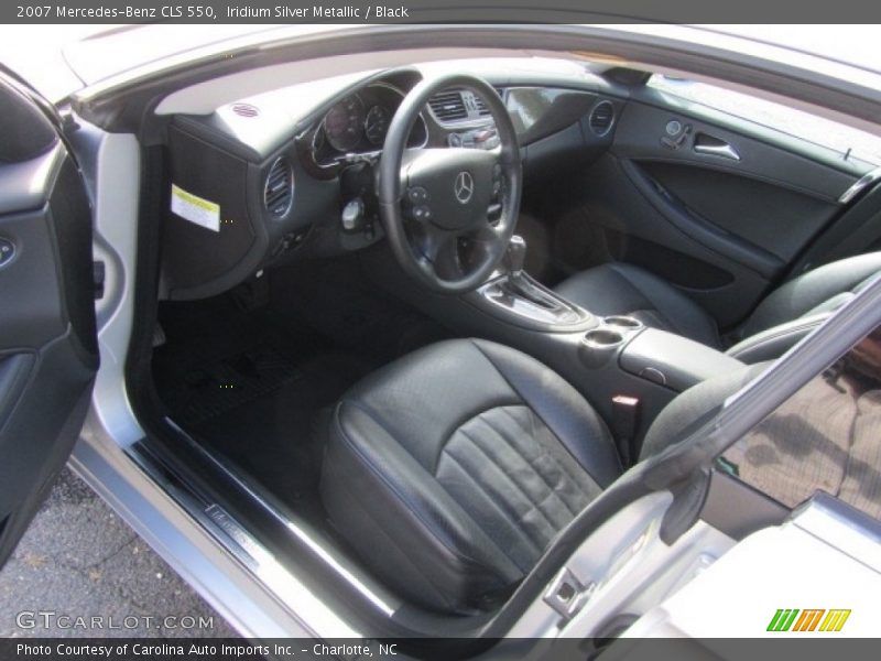 Iridium Silver Metallic / Black 2007 Mercedes-Benz CLS 550
