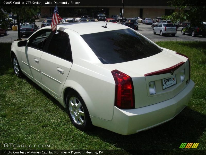White Diamond / Ebony 2005 Cadillac CTS Sedan