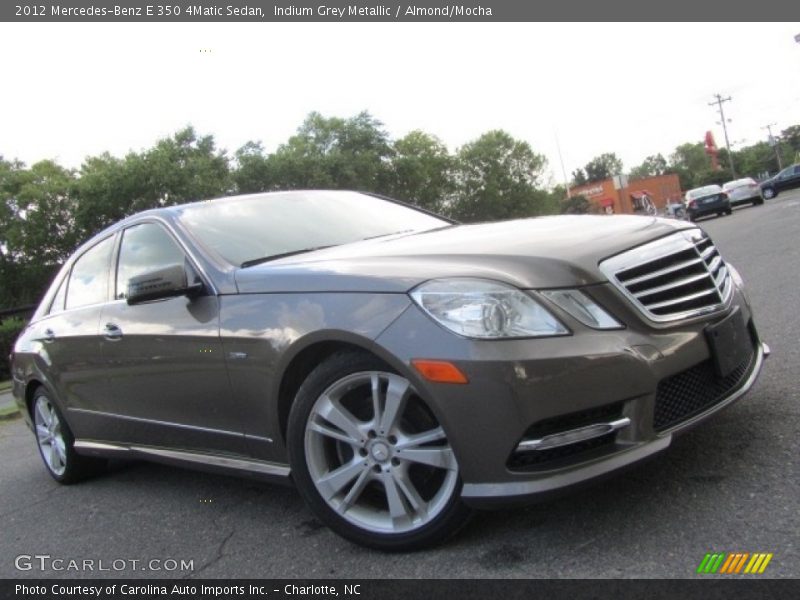 Indium Grey Metallic / Almond/Mocha 2012 Mercedes-Benz E 350 4Matic Sedan