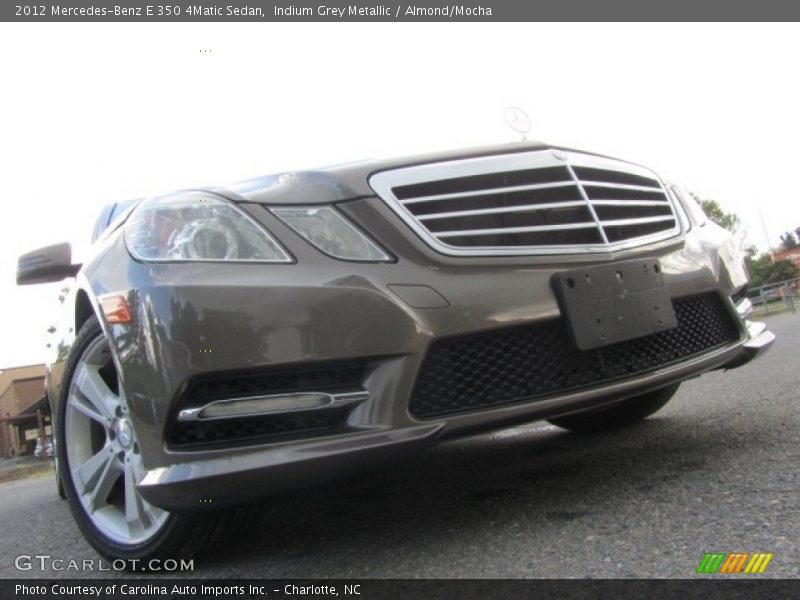 Indium Grey Metallic / Almond/Mocha 2012 Mercedes-Benz E 350 4Matic Sedan