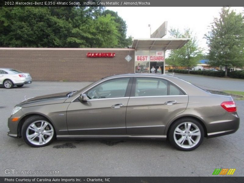 Indium Grey Metallic / Almond/Mocha 2012 Mercedes-Benz E 350 4Matic Sedan