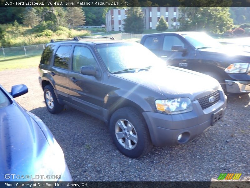 Silver Metallic / Medium/Dark Flint 2007 Ford Escape XLT V6 4WD