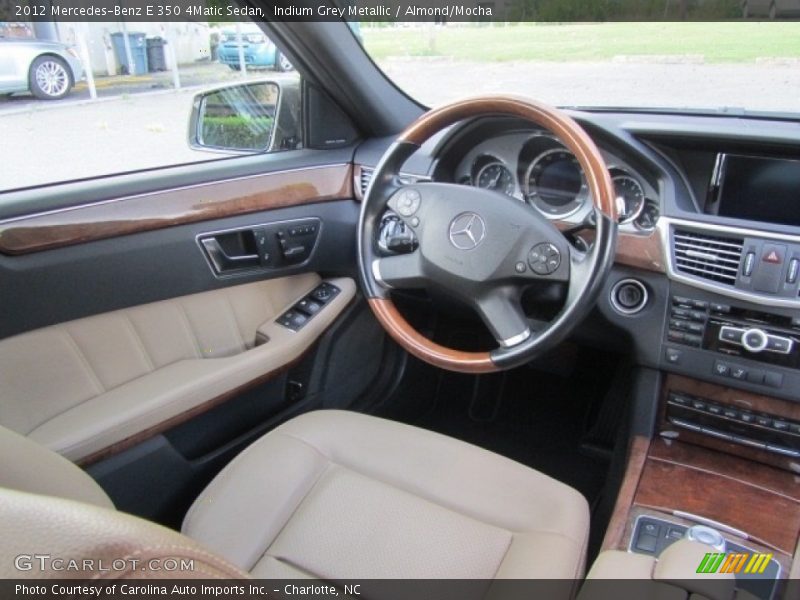Indium Grey Metallic / Almond/Mocha 2012 Mercedes-Benz E 350 4Matic Sedan