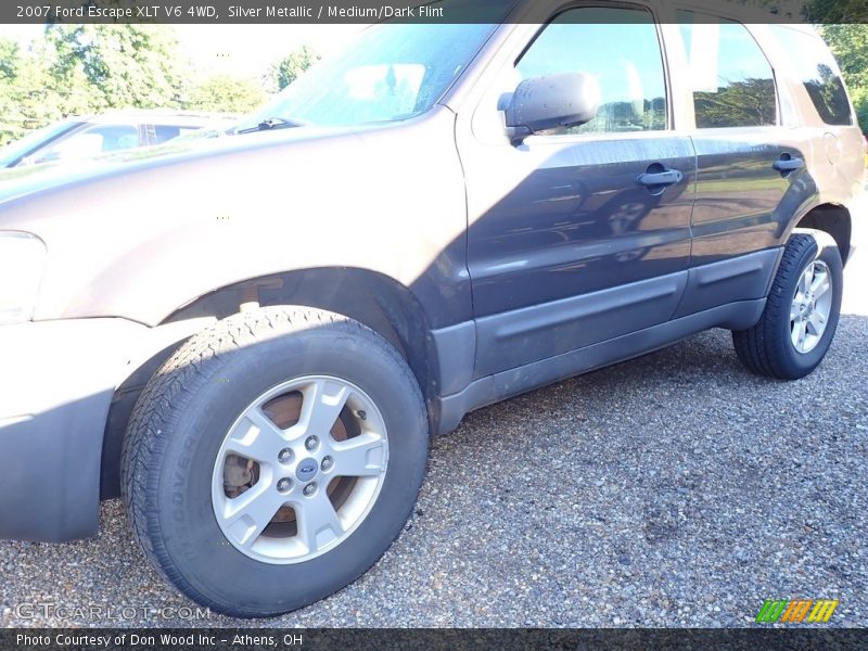 Silver Metallic / Medium/Dark Flint 2007 Ford Escape XLT V6 4WD