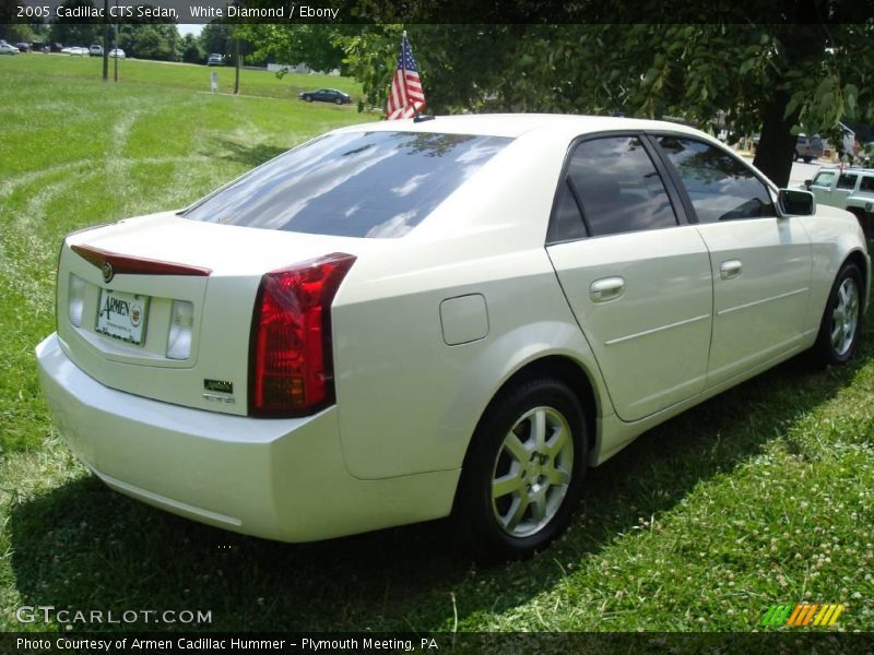 White Diamond / Ebony 2005 Cadillac CTS Sedan