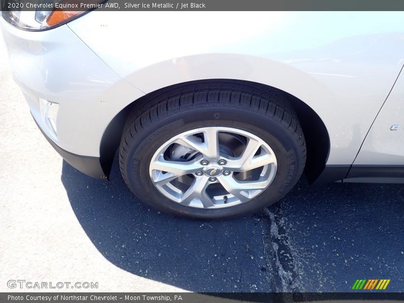 Silver Ice Metallic / Jet Black 2020 Chevrolet Equinox Premier AWD