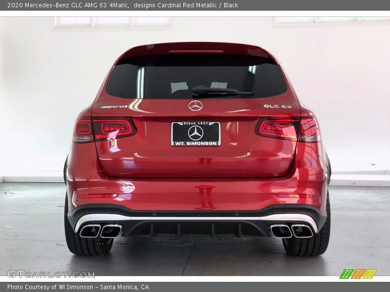 designo Cardinal Red Metallic / Black 2020 Mercedes-Benz GLC AMG 63 4Matic