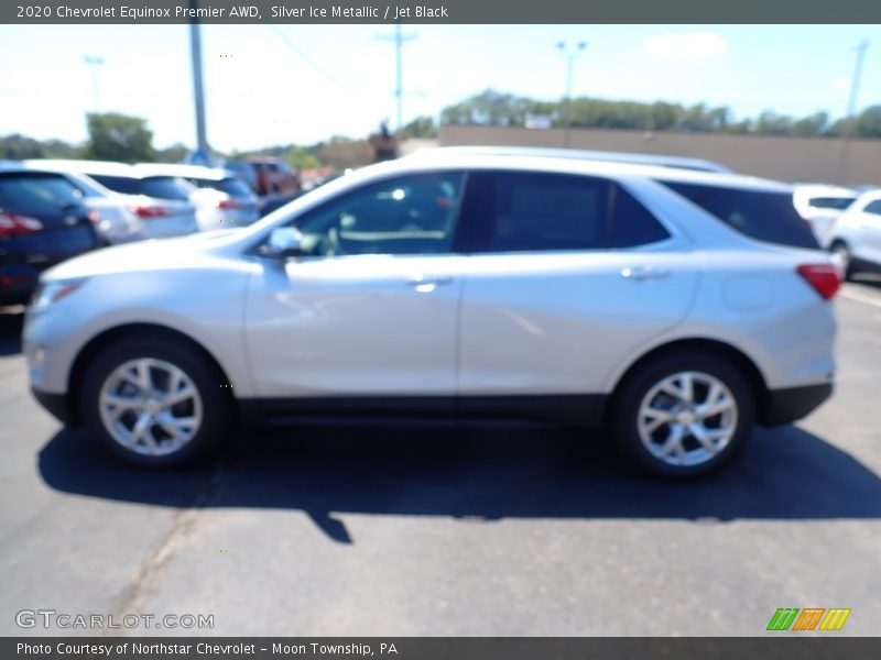 Silver Ice Metallic / Jet Black 2020 Chevrolet Equinox Premier AWD