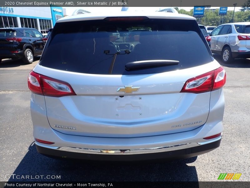 Silver Ice Metallic / Jet Black 2020 Chevrolet Equinox Premier AWD