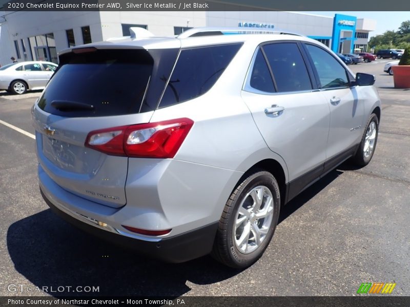 Silver Ice Metallic / Jet Black 2020 Chevrolet Equinox Premier AWD