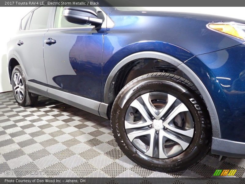 Electric Storm Metallic / Black 2017 Toyota RAV4 LE