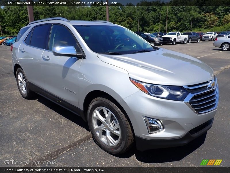 Silver Ice Metallic / Jet Black 2020 Chevrolet Equinox Premier AWD