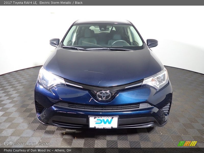 Electric Storm Metallic / Black 2017 Toyota RAV4 LE