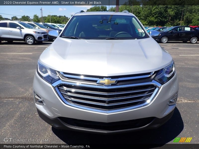 Silver Ice Metallic / Jet Black 2020 Chevrolet Equinox Premier AWD