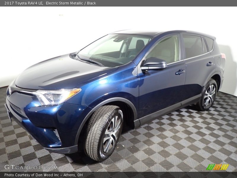 Electric Storm Metallic / Black 2017 Toyota RAV4 LE