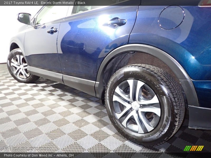 Electric Storm Metallic / Black 2017 Toyota RAV4 LE