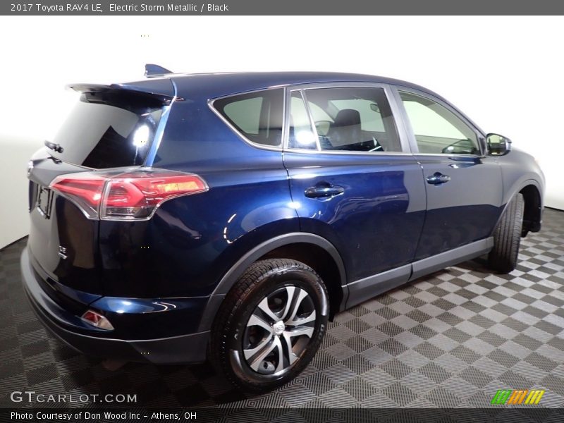 Electric Storm Metallic / Black 2017 Toyota RAV4 LE