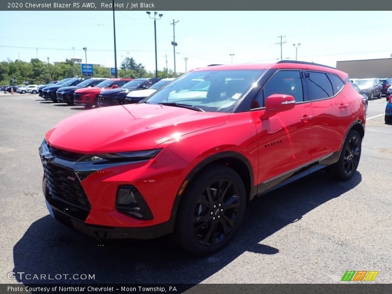 Red Hot / Jet Black 2020 Chevrolet Blazer RS AWD