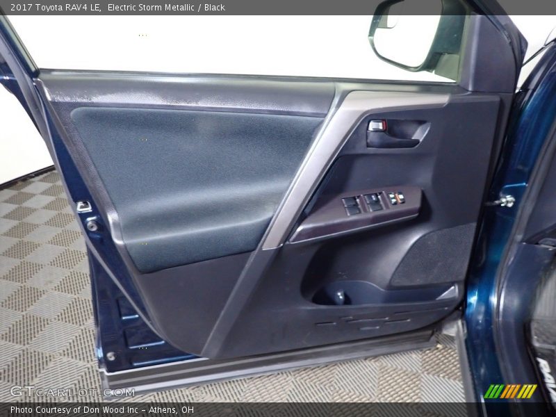 Electric Storm Metallic / Black 2017 Toyota RAV4 LE