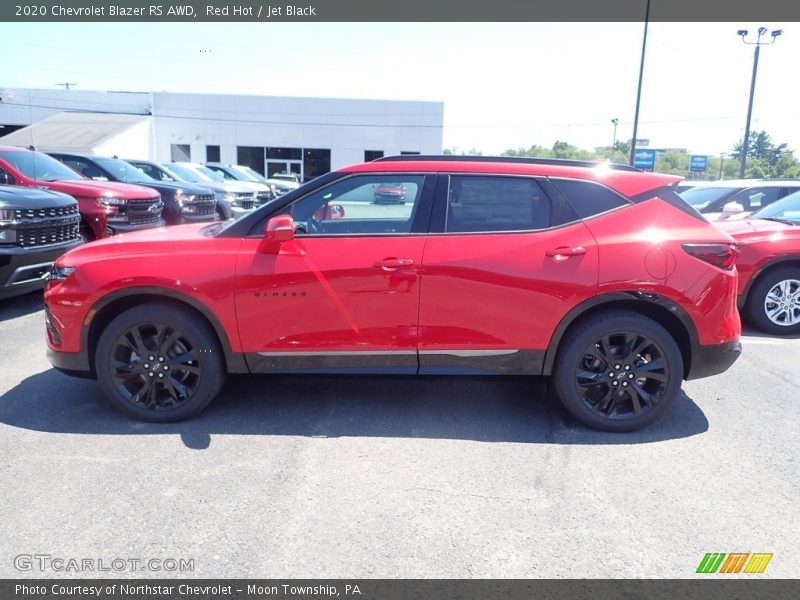 Red Hot / Jet Black 2020 Chevrolet Blazer RS AWD