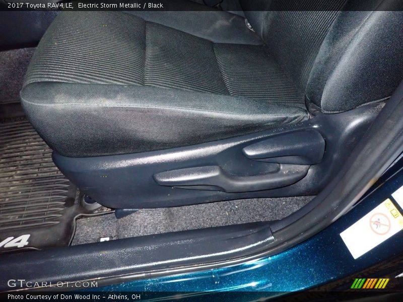 Electric Storm Metallic / Black 2017 Toyota RAV4 LE