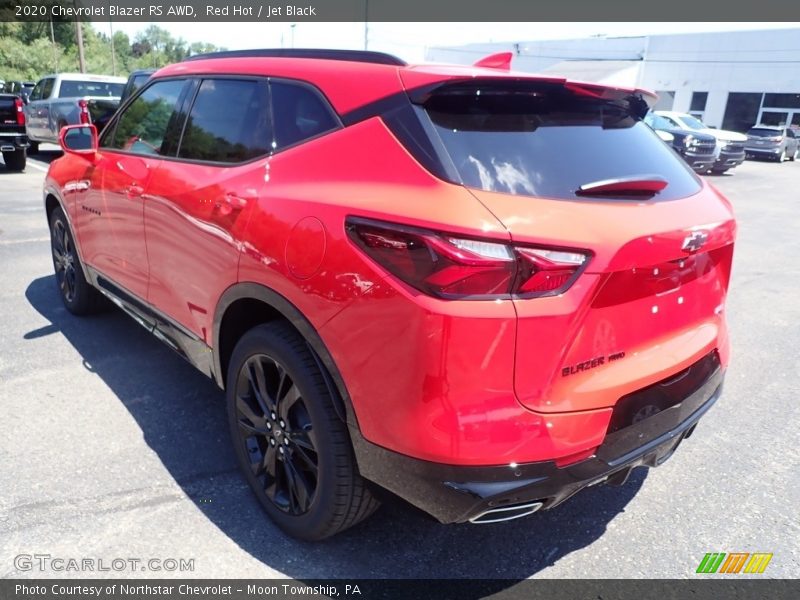 Red Hot / Jet Black 2020 Chevrolet Blazer RS AWD
