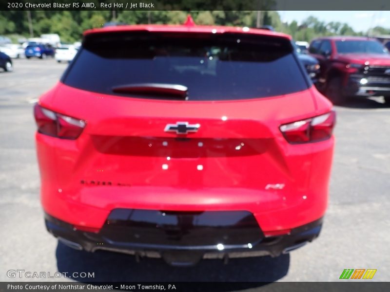 Red Hot / Jet Black 2020 Chevrolet Blazer RS AWD