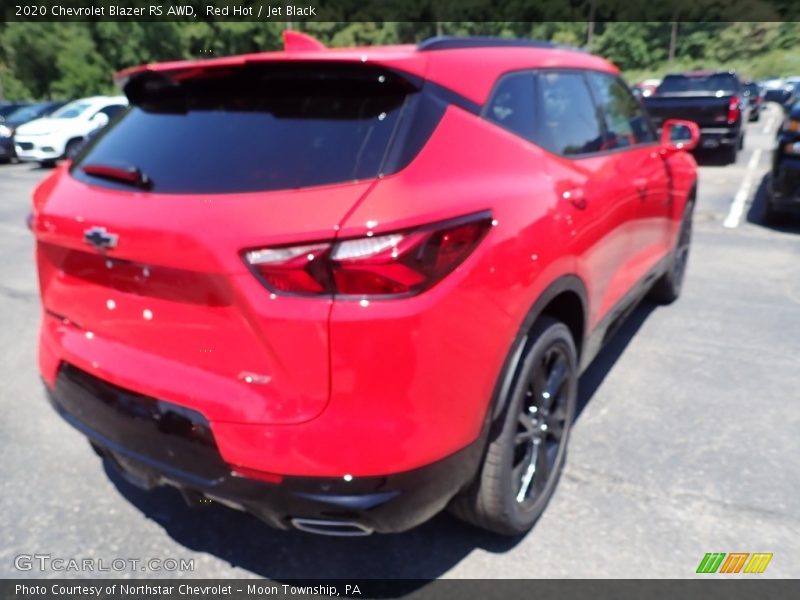 Red Hot / Jet Black 2020 Chevrolet Blazer RS AWD