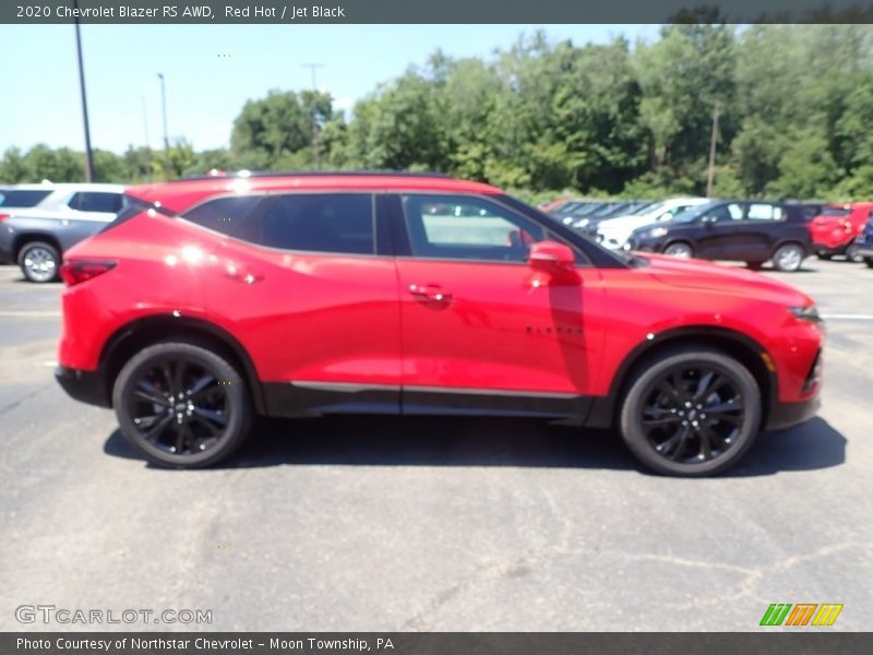Red Hot / Jet Black 2020 Chevrolet Blazer RS AWD
