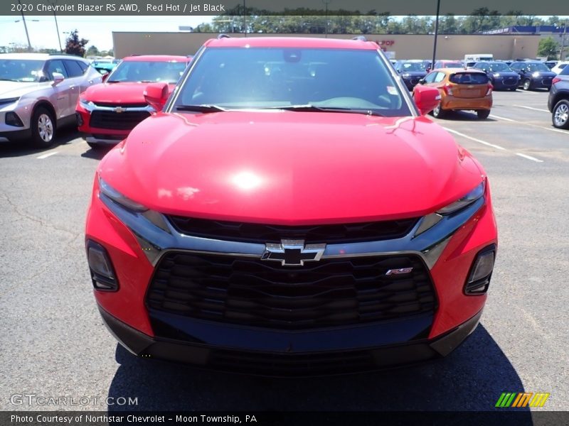Red Hot / Jet Black 2020 Chevrolet Blazer RS AWD