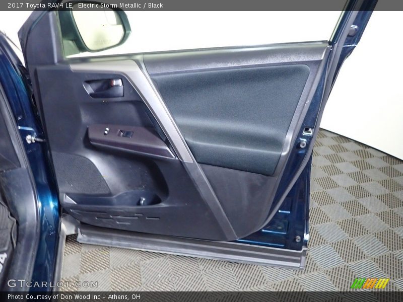 Electric Storm Metallic / Black 2017 Toyota RAV4 LE