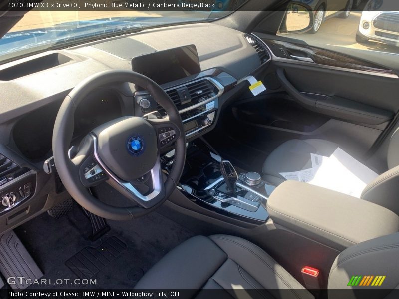 Phytonic Blue Metallic / Canberra Beige/Black 2020 BMW X3 xDrive30i