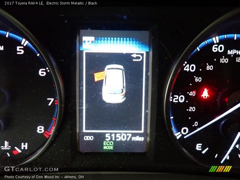 Electric Storm Metallic / Black 2017 Toyota RAV4 LE