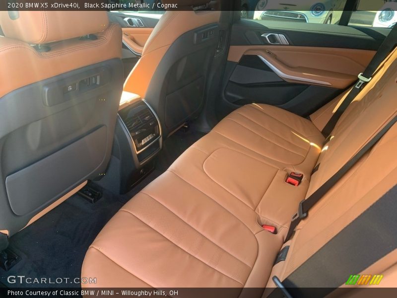 Black Sapphire Metallic / Cognac 2020 BMW X5 xDrive40i