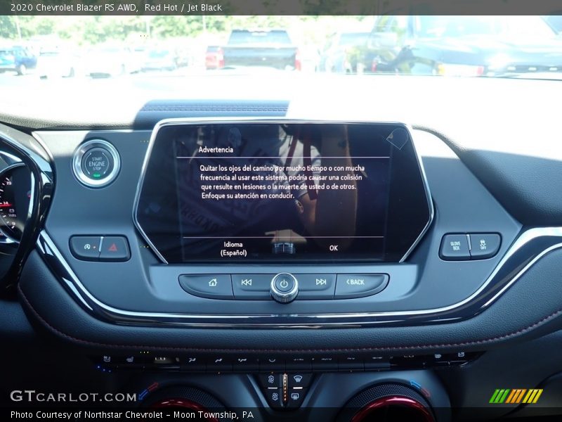 Red Hot / Jet Black 2020 Chevrolet Blazer RS AWD
