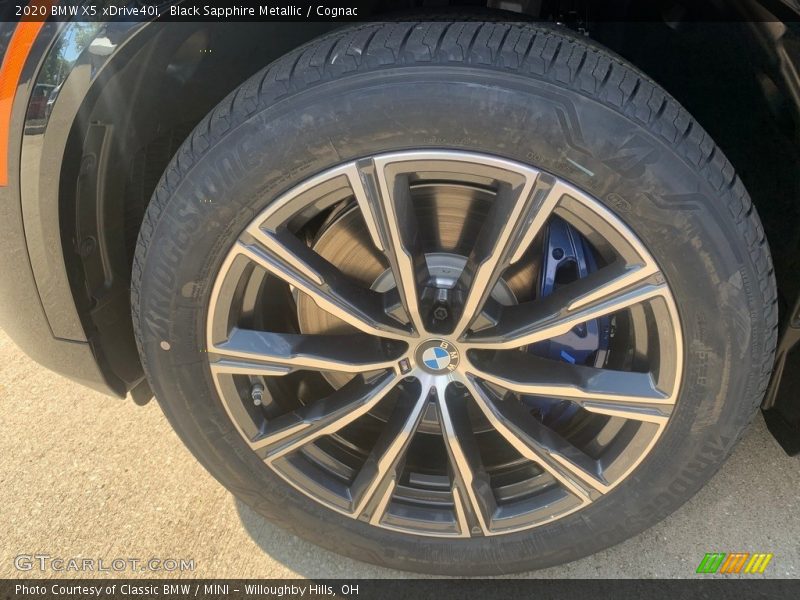 Black Sapphire Metallic / Cognac 2020 BMW X5 xDrive40i