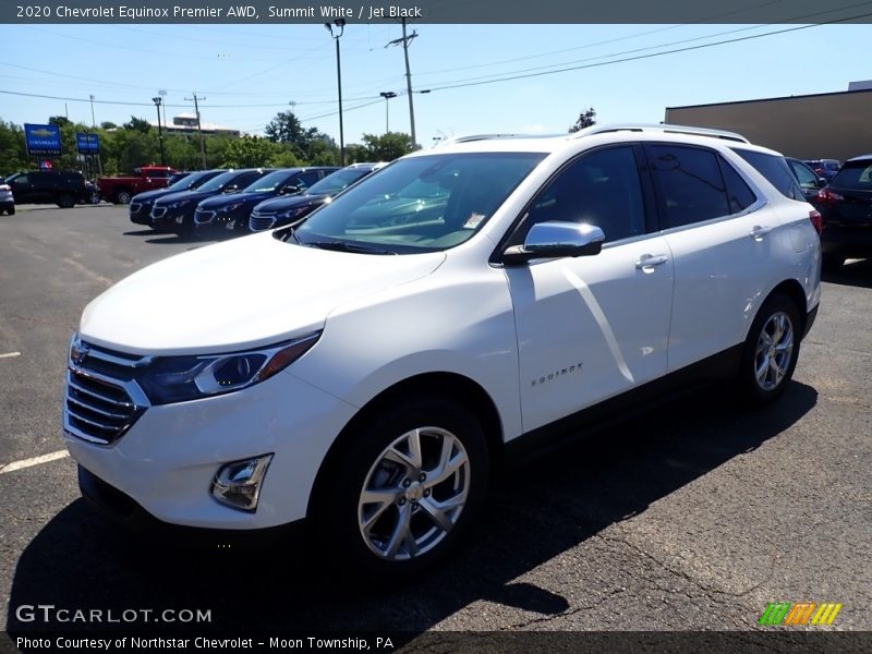 Summit White / Jet Black 2020 Chevrolet Equinox Premier AWD