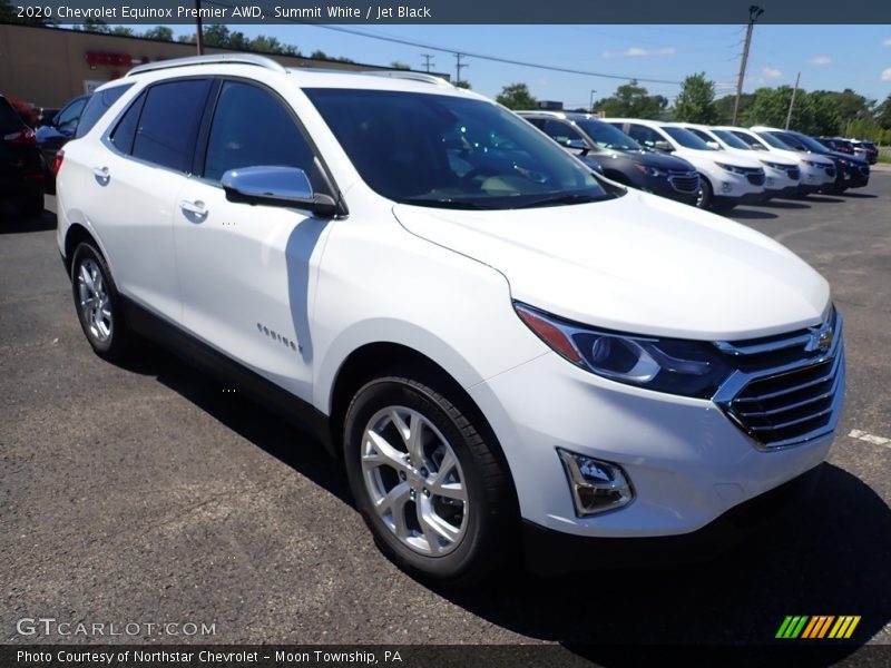 Summit White / Jet Black 2020 Chevrolet Equinox Premier AWD