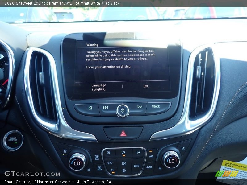 Summit White / Jet Black 2020 Chevrolet Equinox Premier AWD