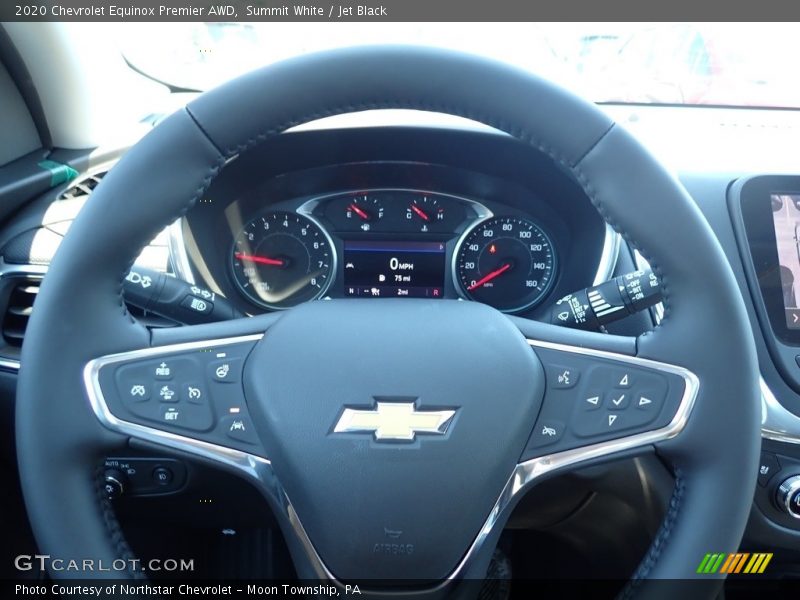 Summit White / Jet Black 2020 Chevrolet Equinox Premier AWD