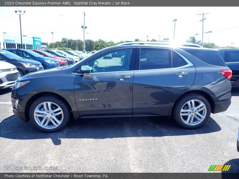 Nightfall Gray Metallic / Jet Black 2020 Chevrolet Equinox Premier AWD