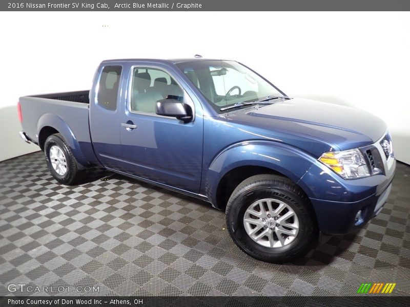 Arctic Blue Metallic / Graphite 2016 Nissan Frontier SV King Cab