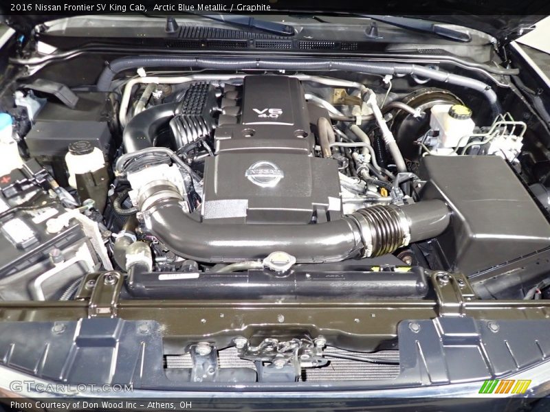 Arctic Blue Metallic / Graphite 2016 Nissan Frontier SV King Cab