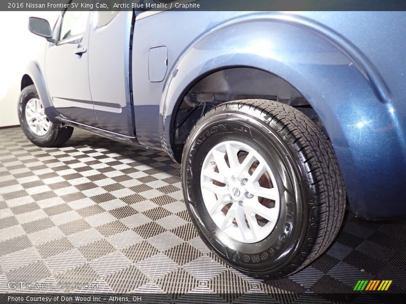 Arctic Blue Metallic / Graphite 2016 Nissan Frontier SV King Cab