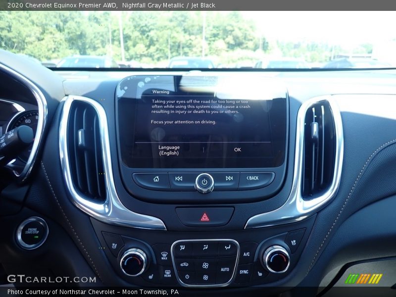 Nightfall Gray Metallic / Jet Black 2020 Chevrolet Equinox Premier AWD