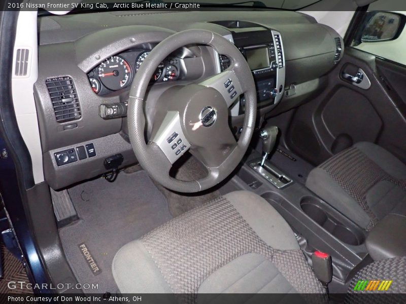 Arctic Blue Metallic / Graphite 2016 Nissan Frontier SV King Cab