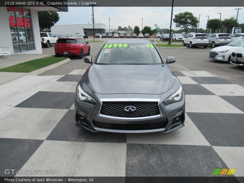 Graphite Shadow / Graphite 2018 Infiniti Q50 3.0t