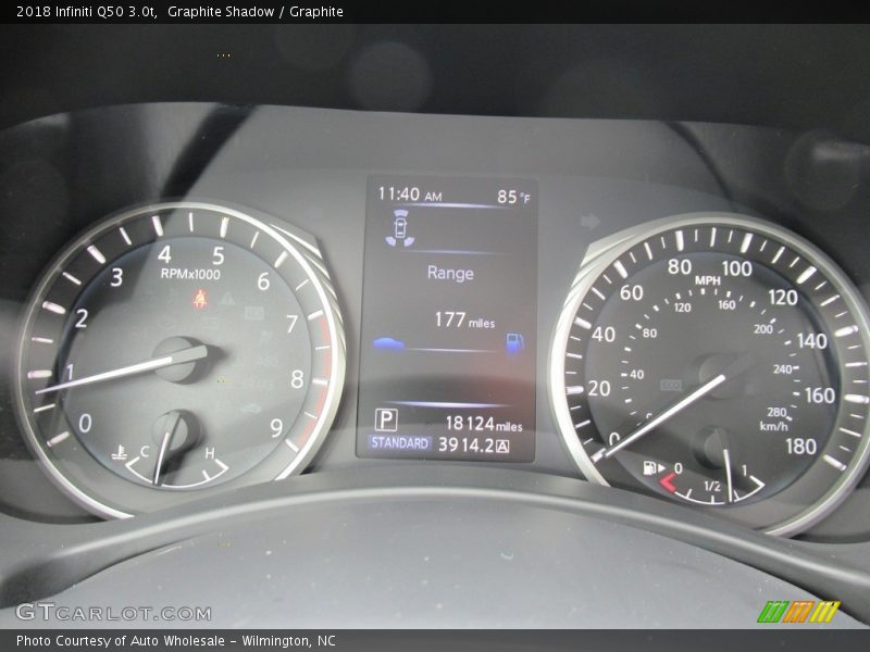Graphite Shadow / Graphite 2018 Infiniti Q50 3.0t