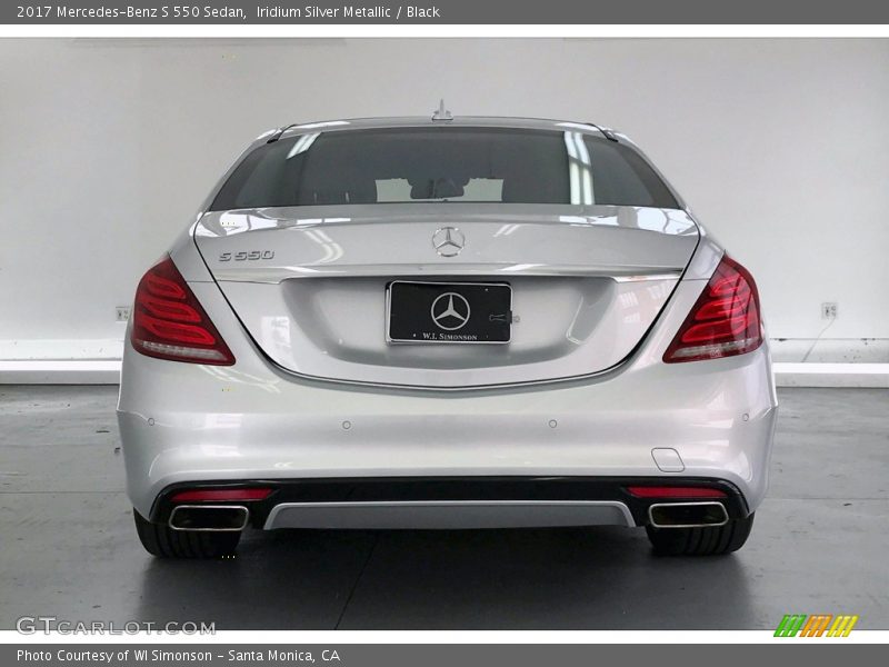 Iridium Silver Metallic / Black 2017 Mercedes-Benz S 550 Sedan