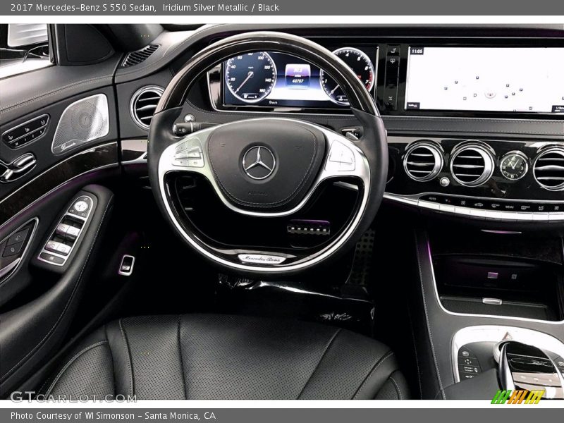 Dashboard of 2017 S 550 Sedan